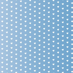 Blue Grey Heart Shape Pattern